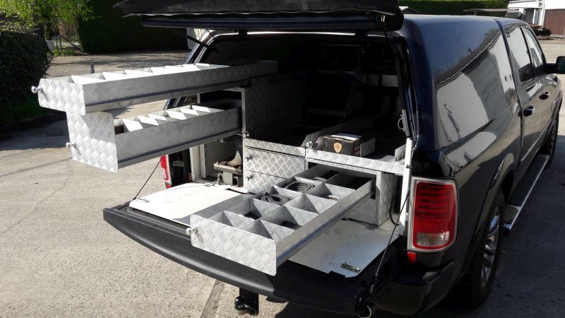 autoinrichting hoefsmid dodge ram geleiders 150 kg draagkracht