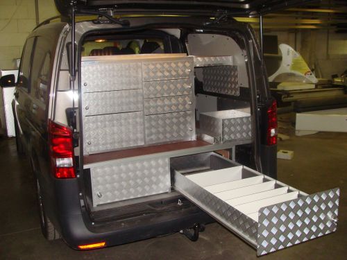 Hyundai H100 , Mobieteek met onderliggende lade , 1.40 m diep