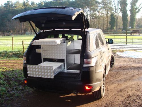 Landrover Sport Mobieteek 3 laden met bovenopliggende lade