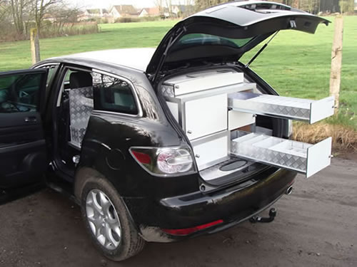 Mazda , Mobieteek 5 laden, 1 gekoeld + bovenopliggende lade