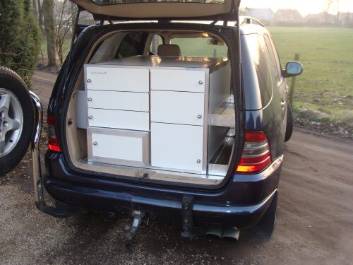 Mercedes ML Mobieteek 7 laden, 1 gekoeld