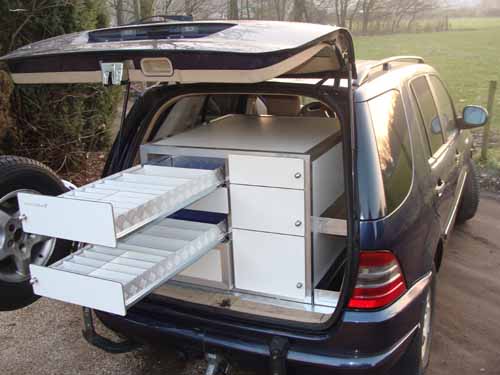 Mercedes ML Mobieteek 7 laden,