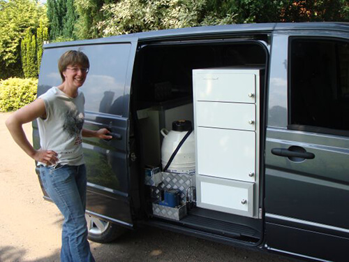 Mercedes Vito Mobieteek 4 laden, 1 gekoeld + KI inrichting
