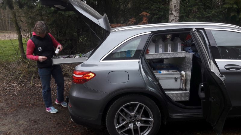 autoinrichting dierenarts mercedes GLC