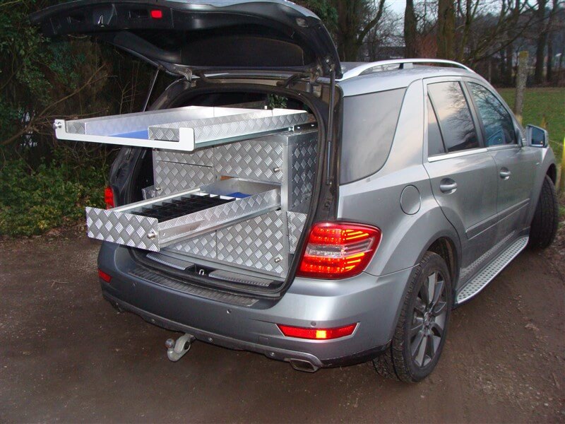 mercedes ML bovenopliggende lade verlaagde front