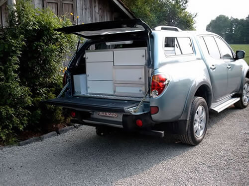Mitsubishi Mobieteek 6 laden, 2 gekoeld