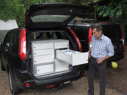 Nissan X Trail, Mobieteek 7 laden, 1 gekoeld