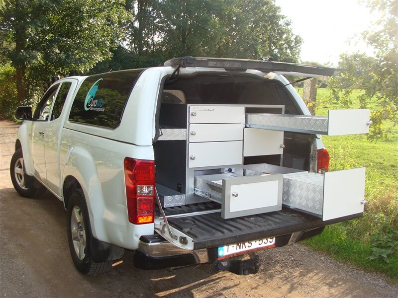 Toyota Hilux 7-ladenkast verlichting in achterklep