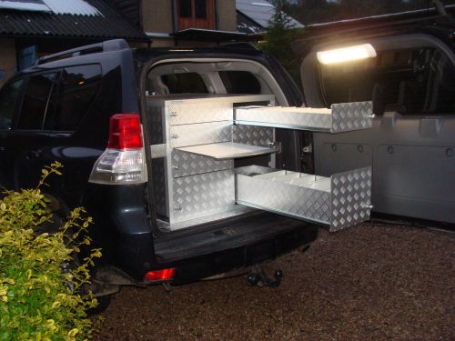 Toyota Landcruiser, Mobieteek 7 laden met schrijftablet
