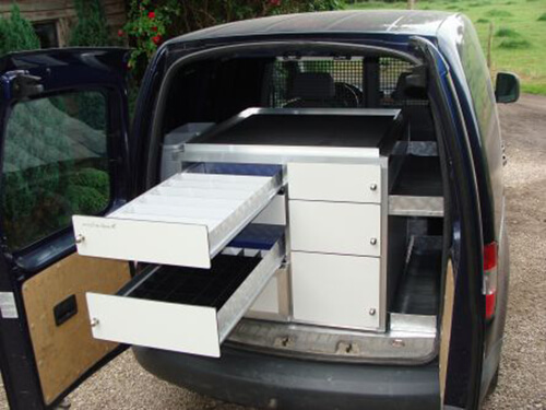 Volkswagen Caddy Mobieteek 7 laden, 1 gekoeld