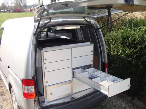 Volkswagen Caddy, Mobieteek 8 laden, 1 gekoeld