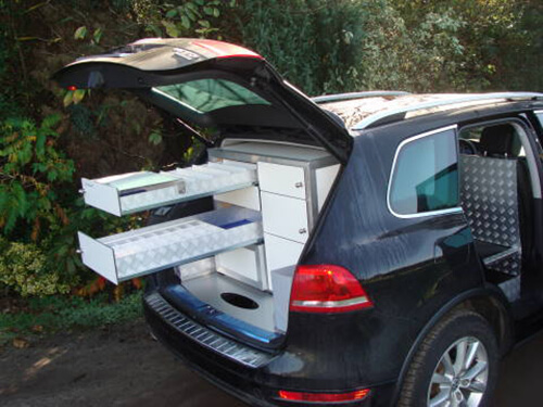 Volkswagen Touareg mobieteek 7 laden, 1 gekoeld + bureaulade