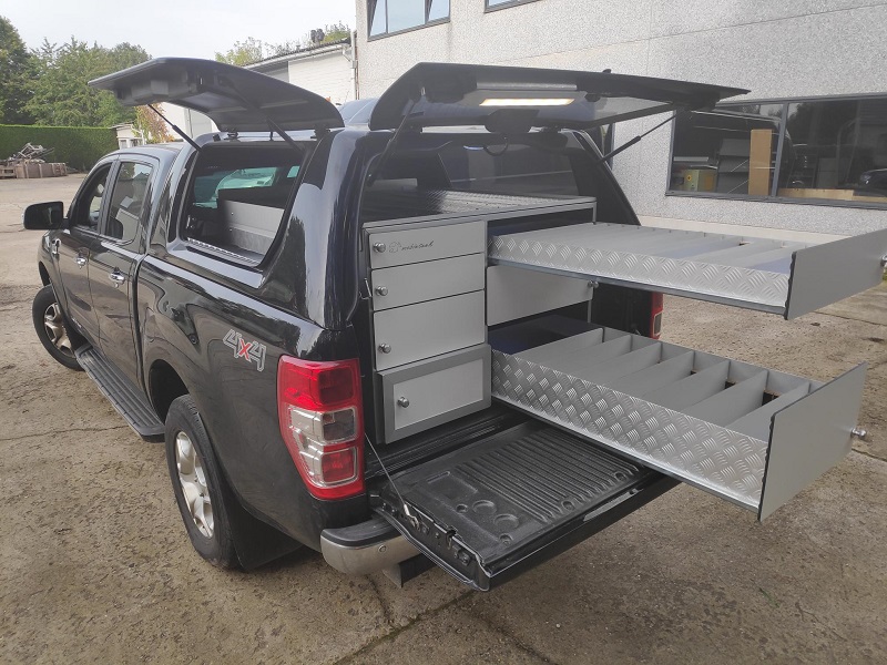 auto inrichting dierenarts amarok kast van 145 cm diep