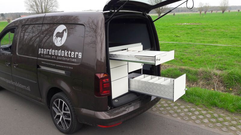 autoinrichting dierenarts caddy