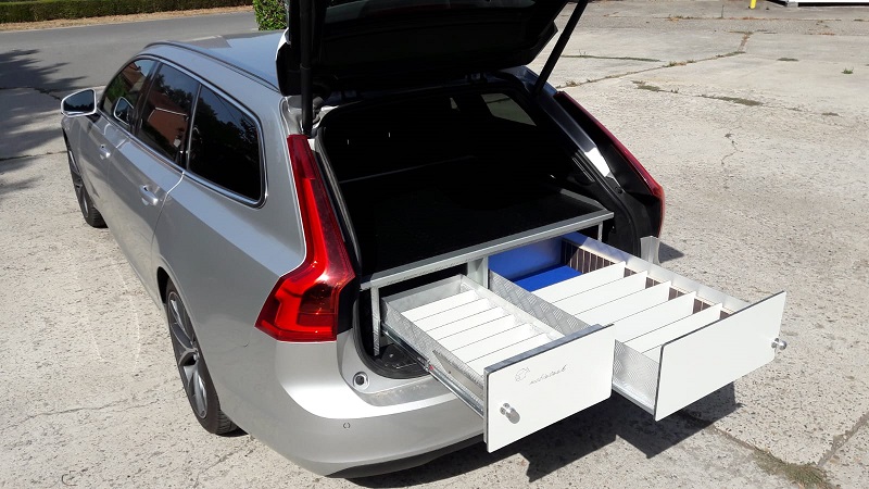 autoinrichting volvo v 90 verlengde koellade